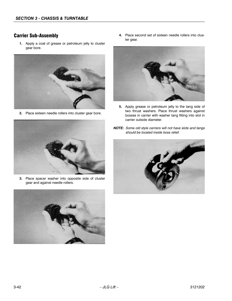 Carrier sub-assembly, Carrier sub-assembly -42 | JLG 660SJ Service Manual User Manual | Page 92 / 334