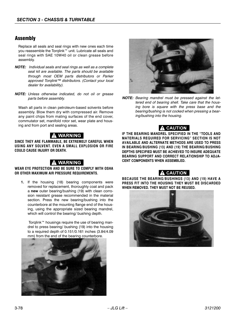 Assembly, Assembly -78 | JLG T500J Service Manual User Manual | Page 114 / 234
