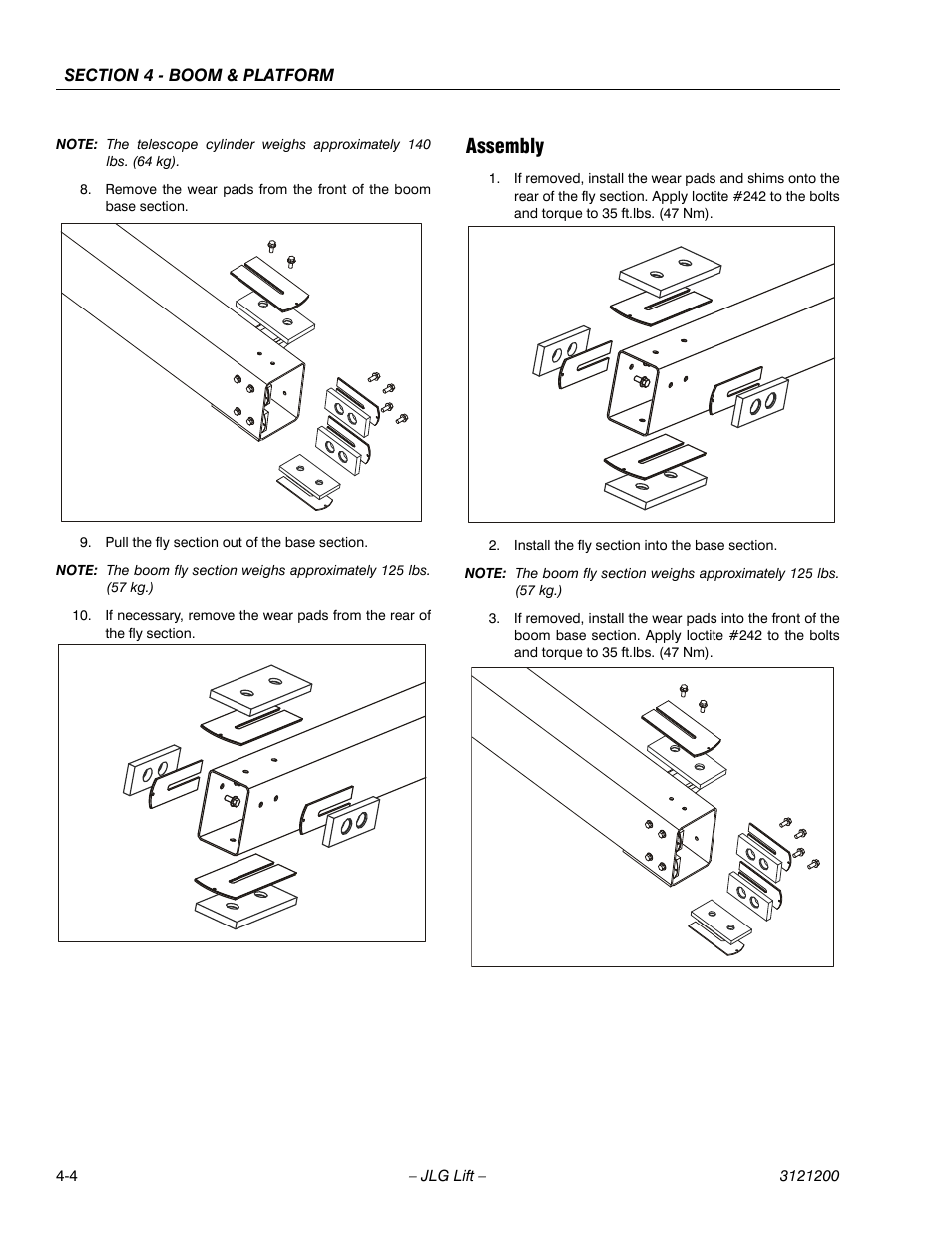 Assembly, Assembly -4 | JLG T500J Service Manual User Manual | Page 136 / 234