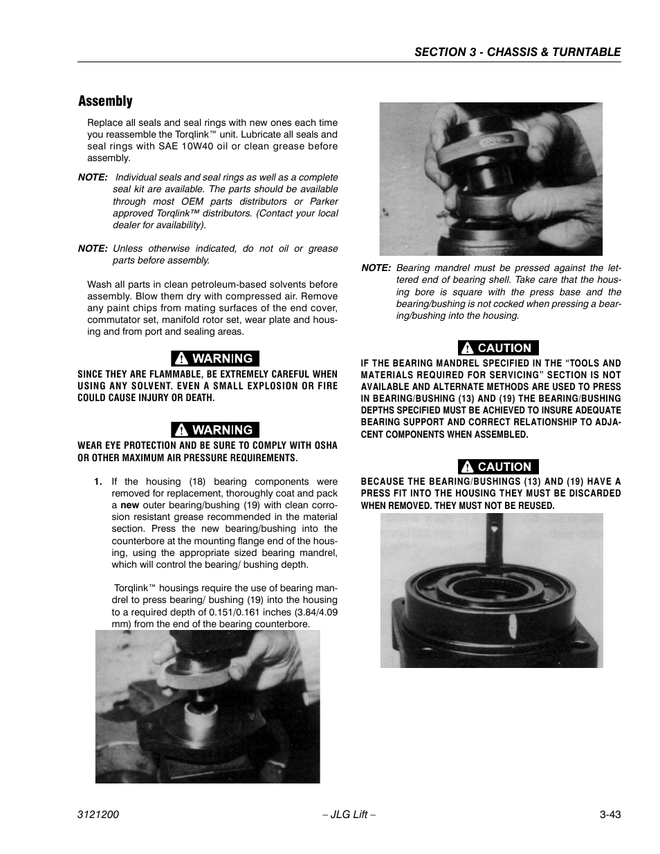 Assembly, Assembly -43 | JLG T500J Service Manual User Manual | Page 79 / 234