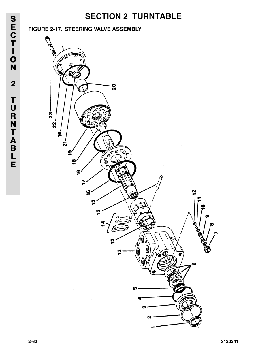 Figure 2-17. steering valve assembly | JLG 40H Parts Manual User Manual | Page 126 / 476