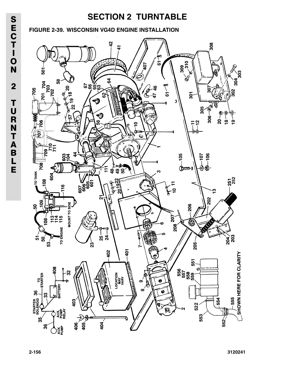 Figure 2-39. wisconsin vg4d engine installation | JLG 40H Parts Manual User Manual | Page 220 / 476