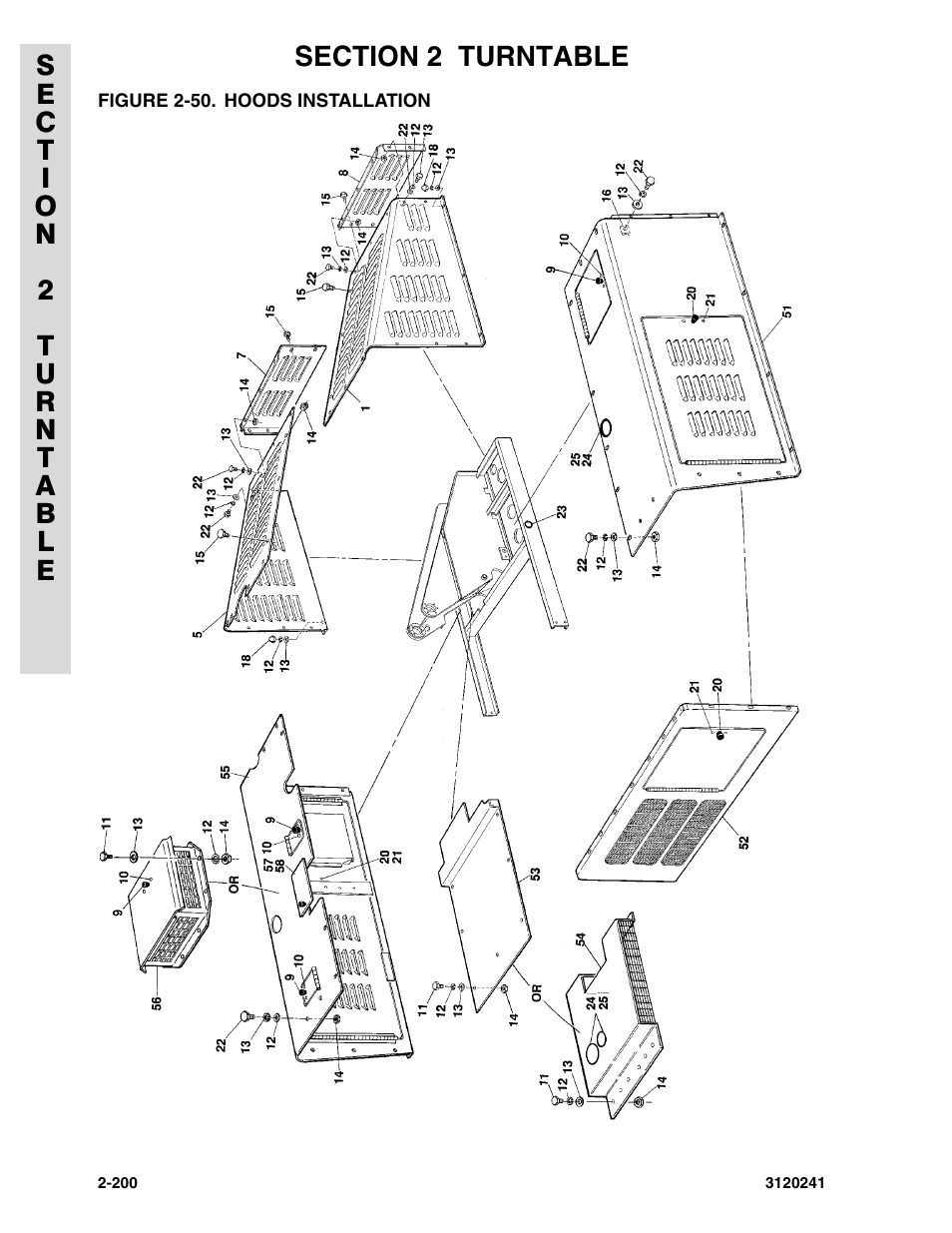 Figure 2-50. hoods installation | JLG 40H Parts Manual User Manual | Page 264 / 476