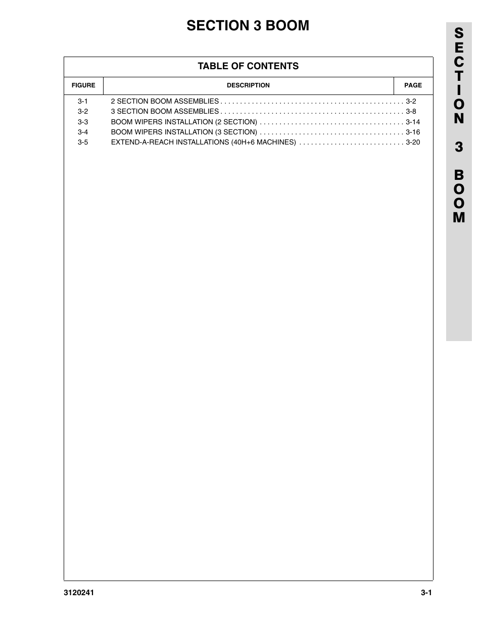 Section 3 boom | JLG 40H Parts Manual User Manual | Page 267 / 476