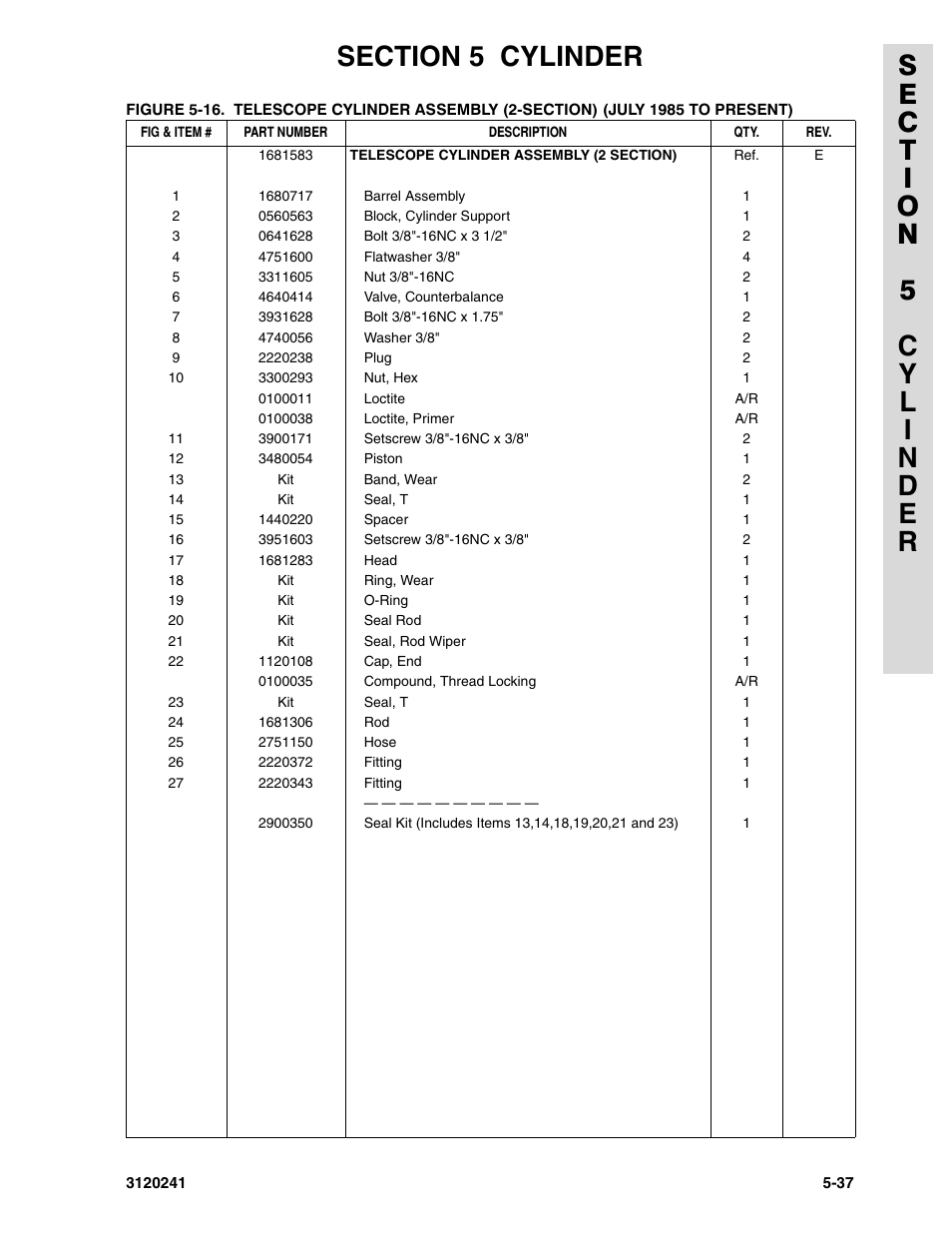 JLG 40H Parts Manual User Manual | Page 375 / 476