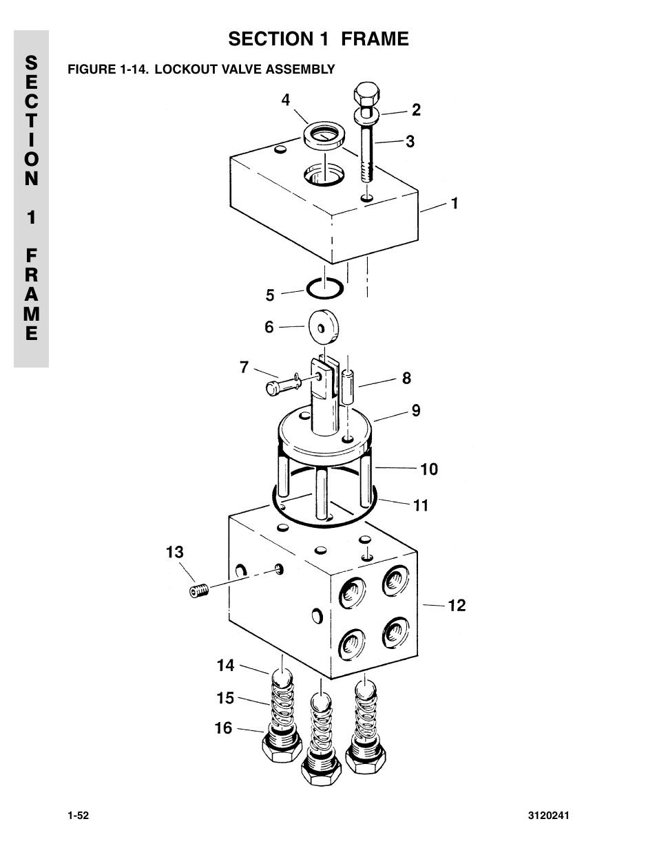 Figure 1-14. lockout valve assembly | JLG 40H Parts Manual User Manual | Page 60 / 476