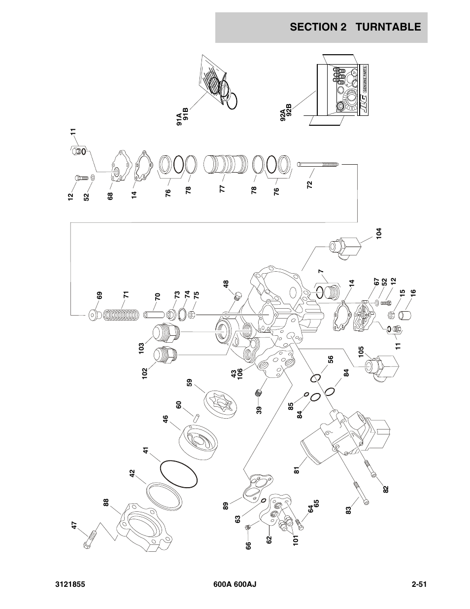 JLG 600A_AJ Parts Manual User Manual | Page 113 / 314