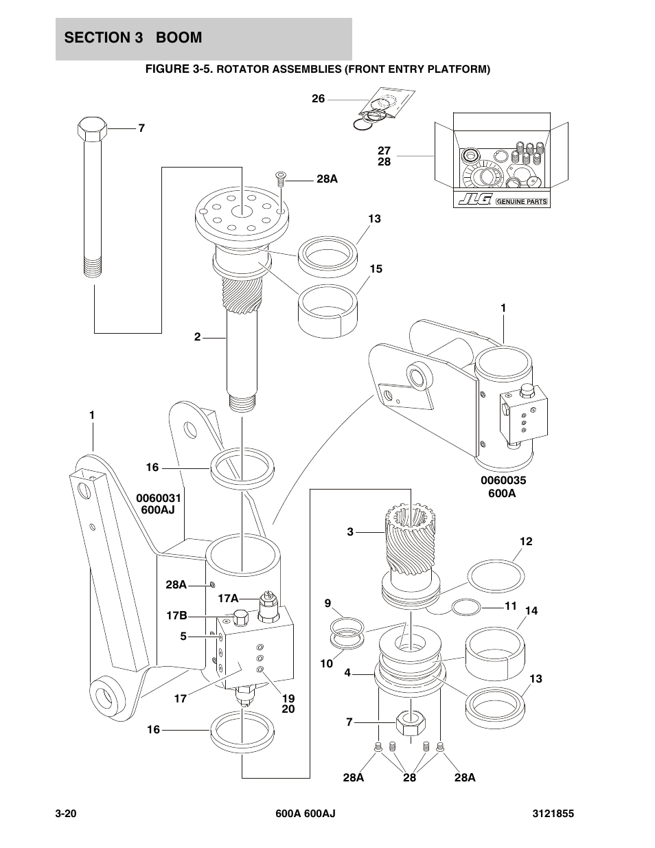 JLG 600A_AJ Parts Manual User Manual | Page 168 / 314