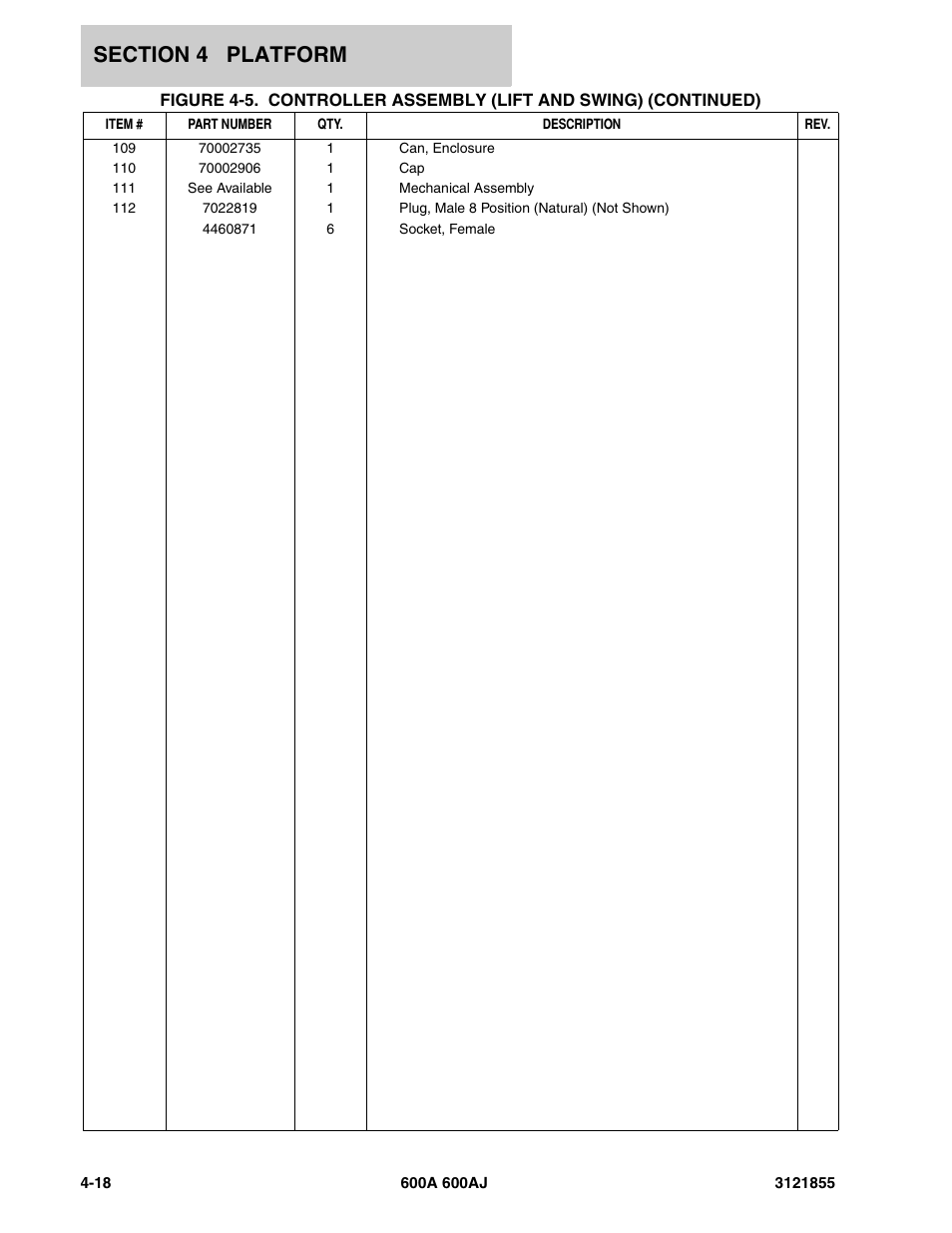 JLG 600A_AJ Parts Manual User Manual | Page 196 / 314