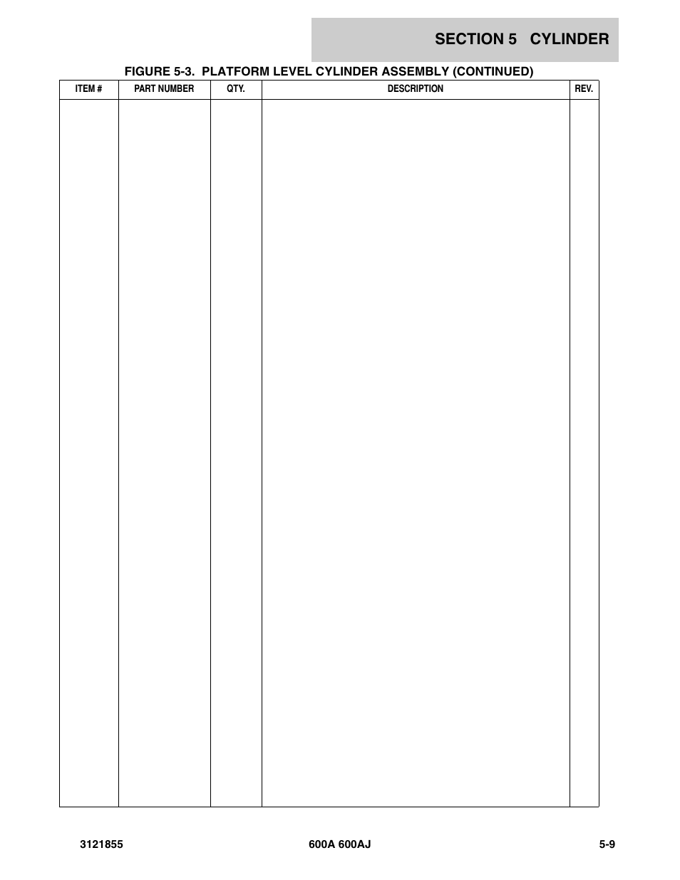 JLG 600A_AJ Parts Manual User Manual | Page 215 / 314