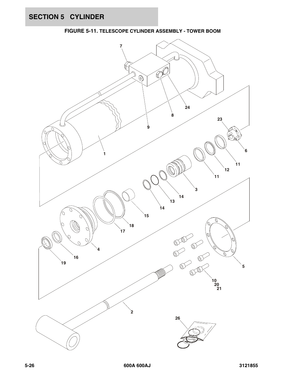 Figure 5-11 | JLG 600A_AJ Parts Manual User Manual | Page 232 / 314