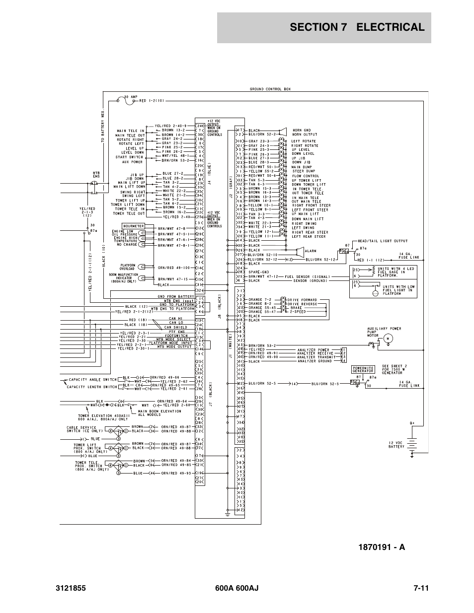 JLG 600A_AJ Parts Manual User Manual | Page 271 / 314