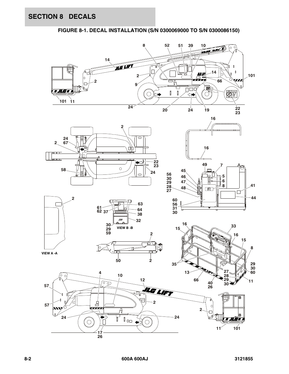 JLG 600A_AJ Parts Manual User Manual | Page 286 / 314