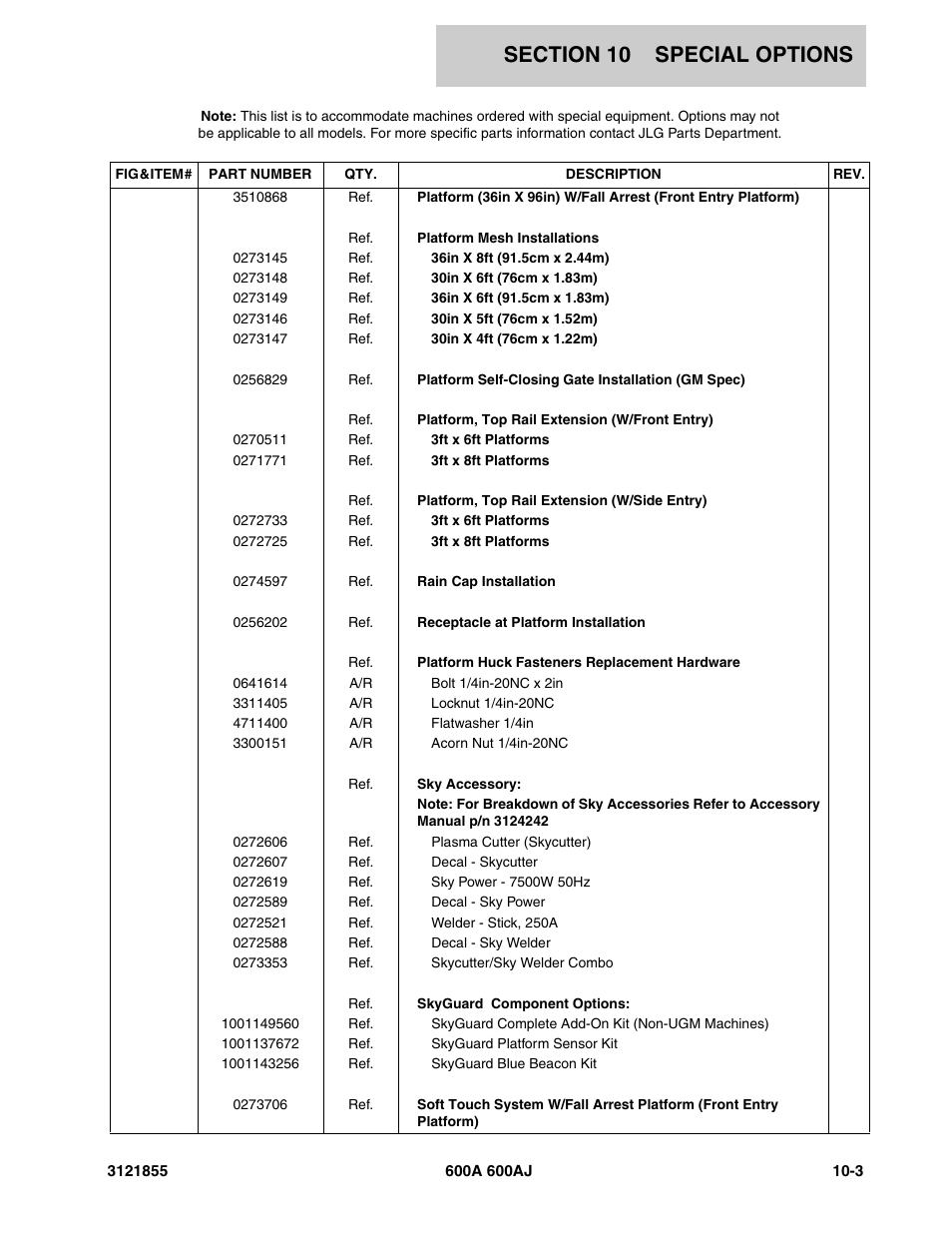 JLG 600A_AJ Parts Manual User Manual | Page 299 / 314