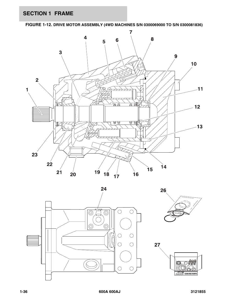 Driv | JLG 600A_AJ Parts Manual User Manual | Page 44 / 314