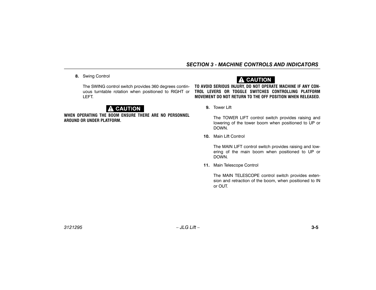JLG 740AJ Operator Manual User Manual | Page 45 / 132