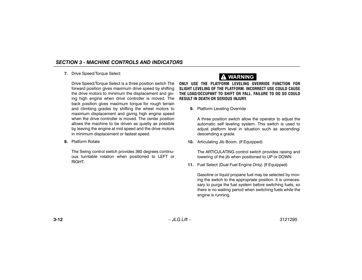 JLG 740AJ Operator Manual User Manual | Page 52 / 132