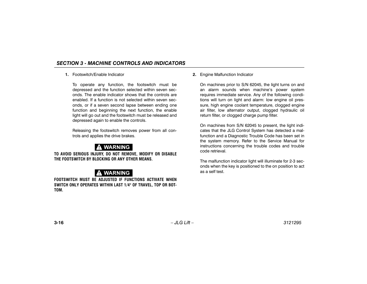 JLG 740AJ Operator Manual User Manual | Page 56 / 132