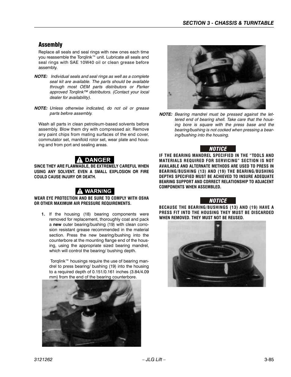 Assembly, Assembly -85 | JLG 1500SJ Service Manual User Manual | Page 133 / 628