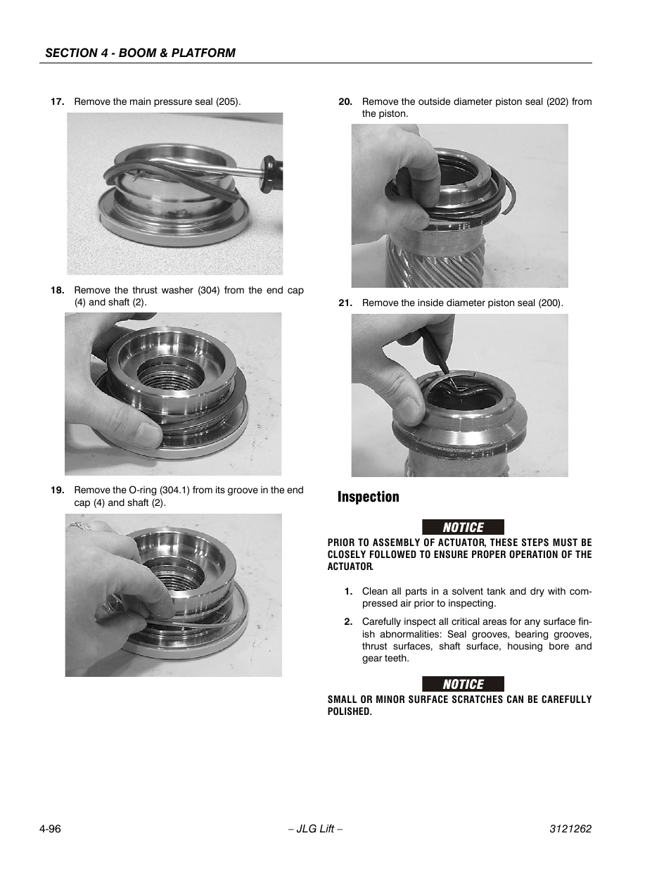 Inspection, Inspection -96 | JLG 1500SJ Service Manual User Manual | Page 342 / 628