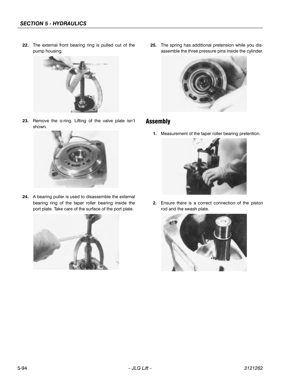 Assembly, Assembly -94 | JLG 1500SJ Service Manual User Manual | Page 446 / 628