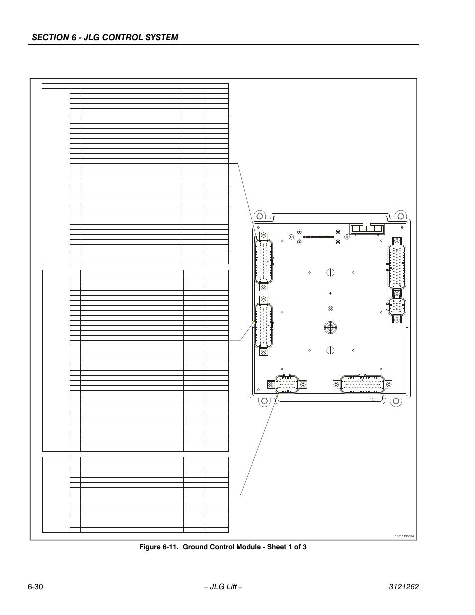 Ground control module - sheet 1 of 3 -30 | JLG 1500SJ Service Manual User Manual | Page 482 / 628