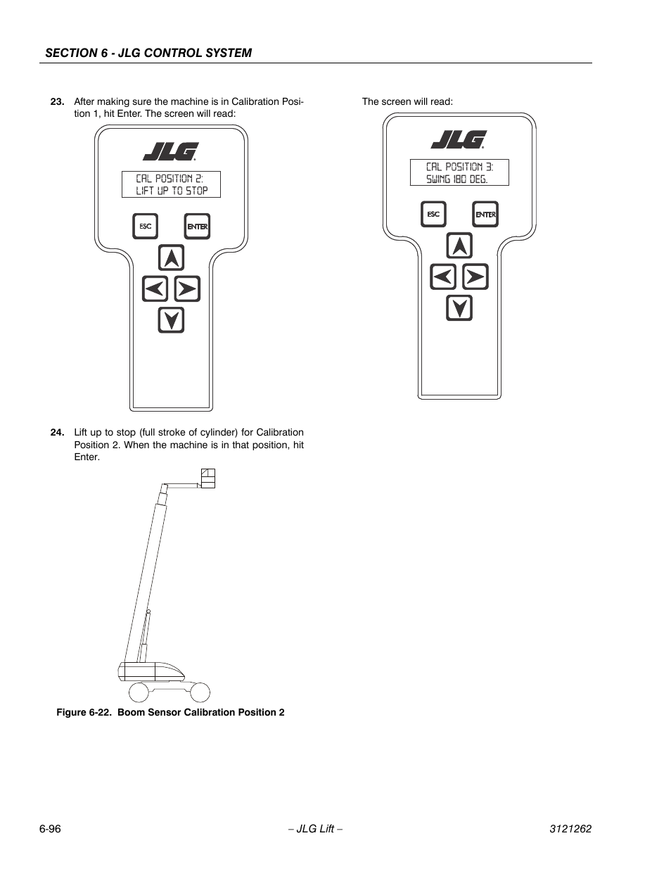 Boom sensor calibration position 2 -96 | JLG 1500SJ Service Manual User Manual | Page 548 / 628