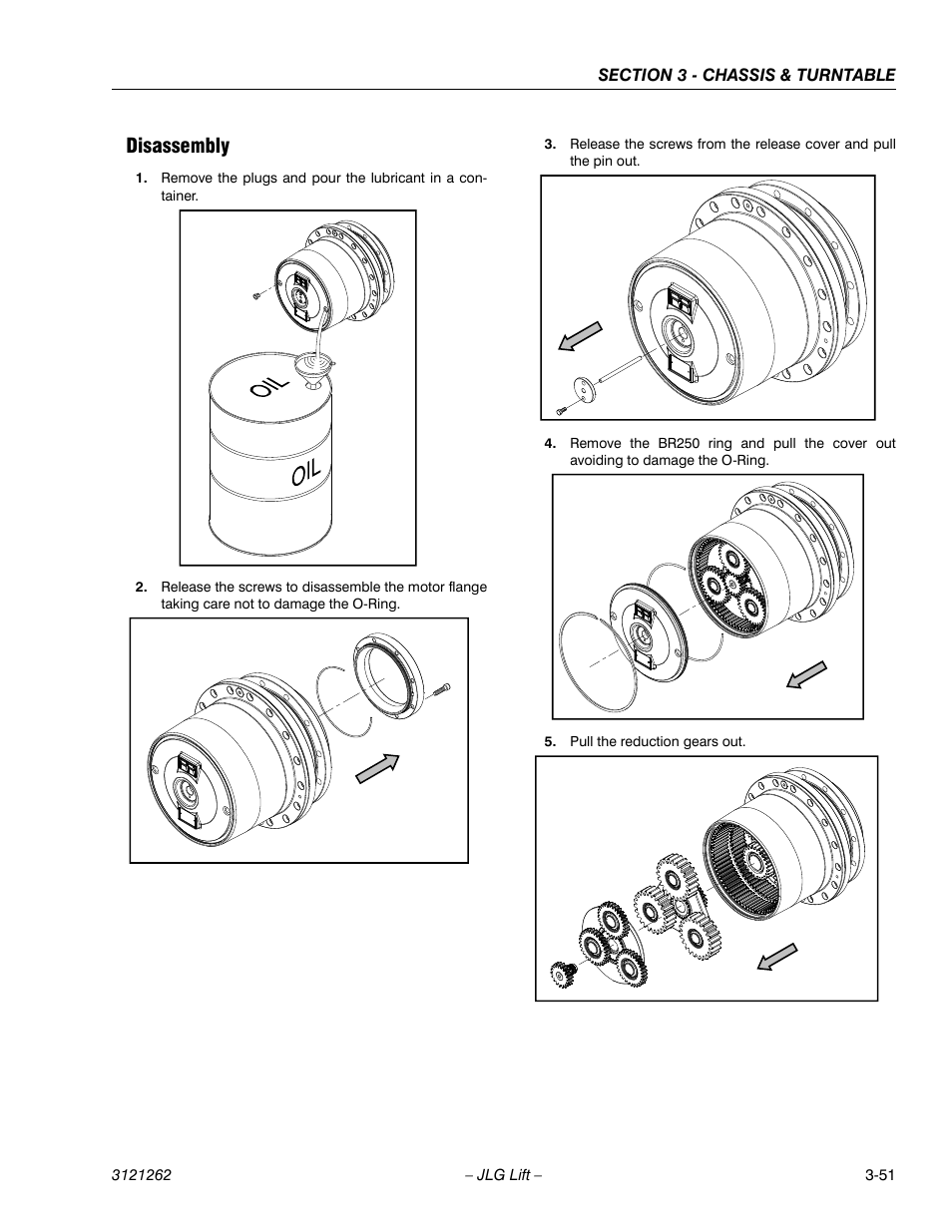 Disassembly, Disassembly -51 | JLG 1500SJ Service Manual User Manual | Page 99 / 628