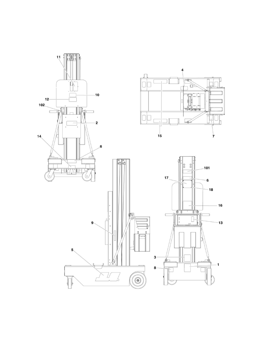 JLG 15AMI (3120876-2014) Parts Manual User Manual | Page 116 / 130