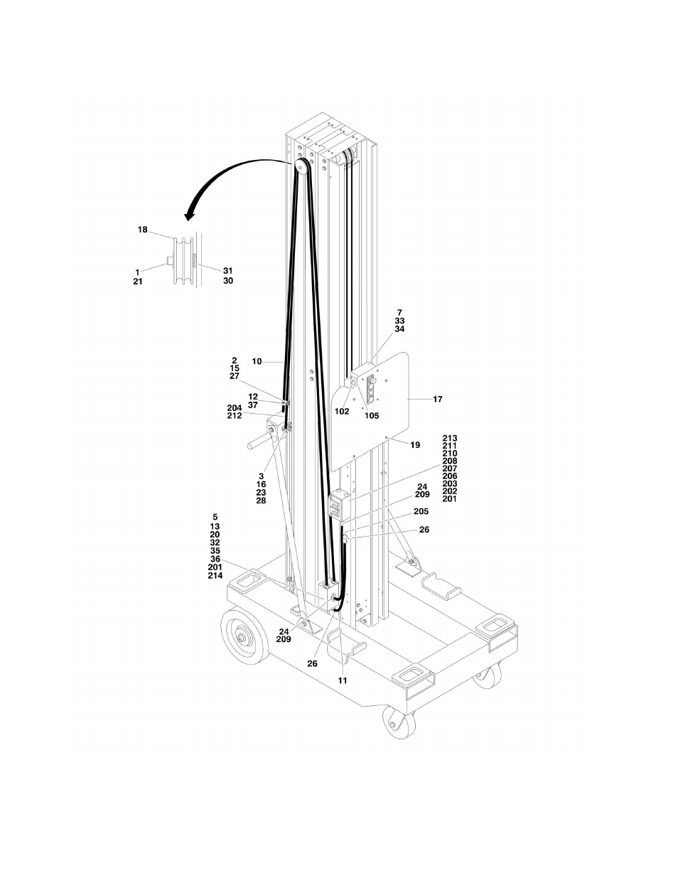 JLG 15AMI (3120876-2014) Parts Manual User Manual | Page 52 / 130