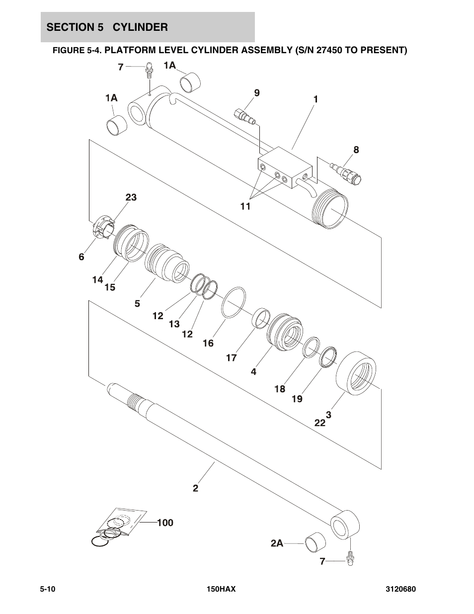 JLG 150HAX ANSI Parts Manual User Manual | Page 168 / 238