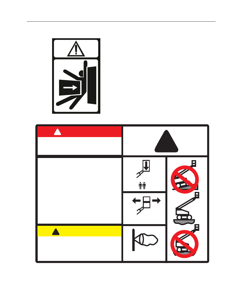 Danger, Caution | JLG E45A_AJ Operator Manual User Manual | Page 39 / 60