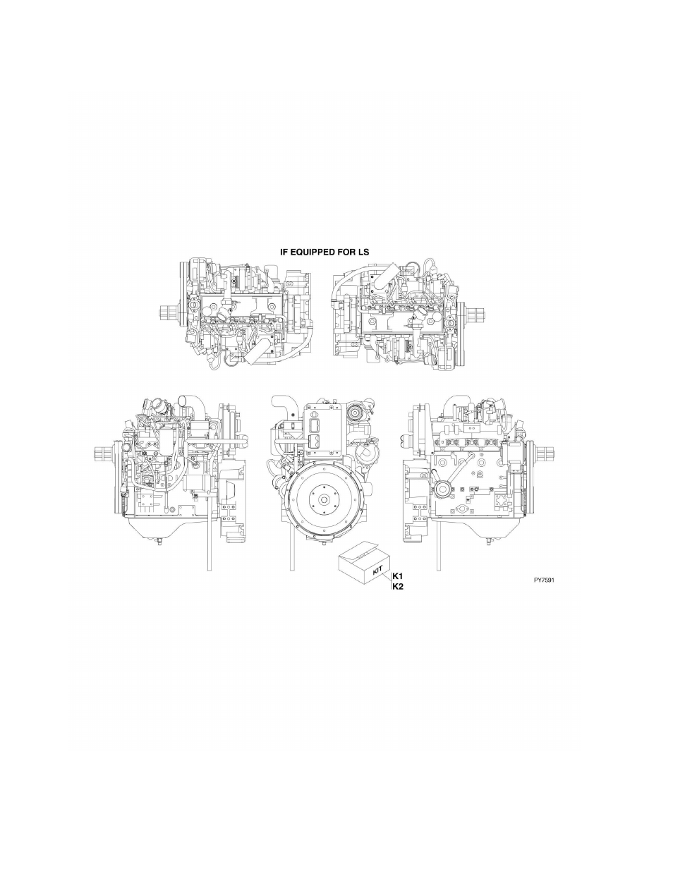 Figure 4-4. engine if equipped for ls | JLG G6-42A Parts Manual User Manual | Page 104 / 478