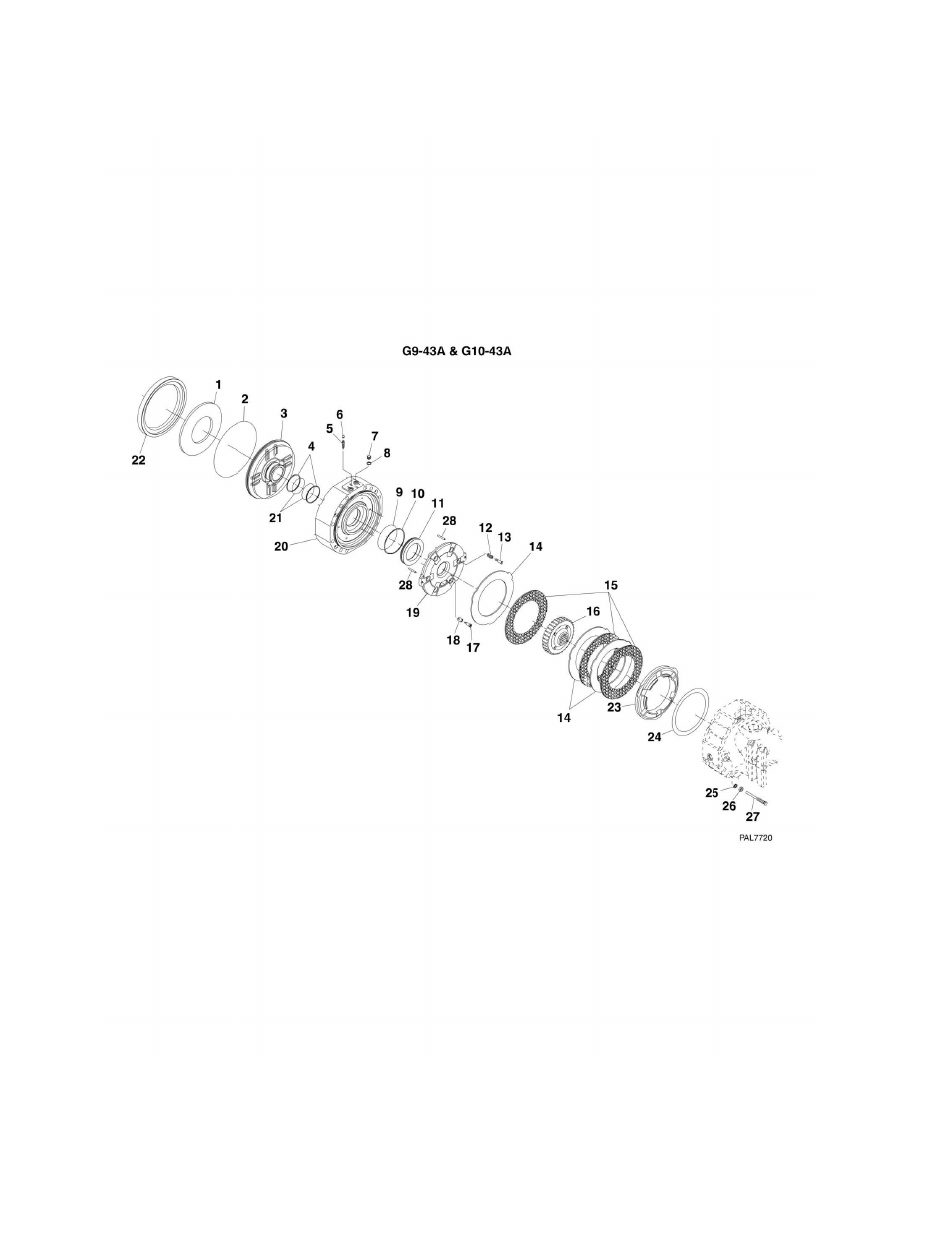 Figure 5-11. brakes g9-43a & g10-43a | JLG G6-42A Parts Manual User Manual | Page 152 / 478