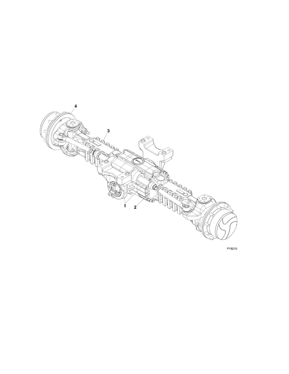 Figure 5-12. rear axle | JLG G6-42A Parts Manual User Manual | Page 154 / 478