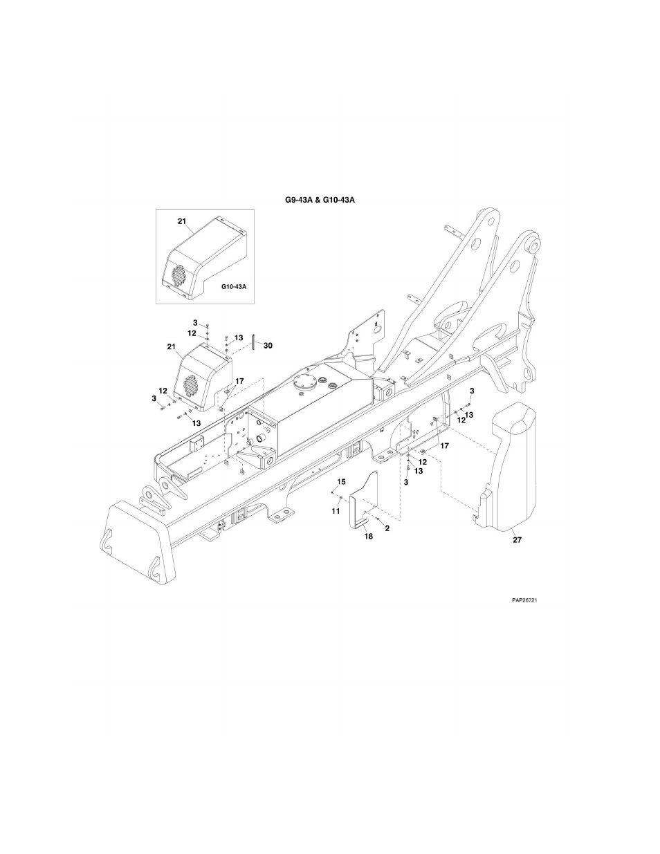 Figure 1-3. covers g9-43a and g10-43a | JLG G6-42A Parts Manual User Manual | Page 20 / 478