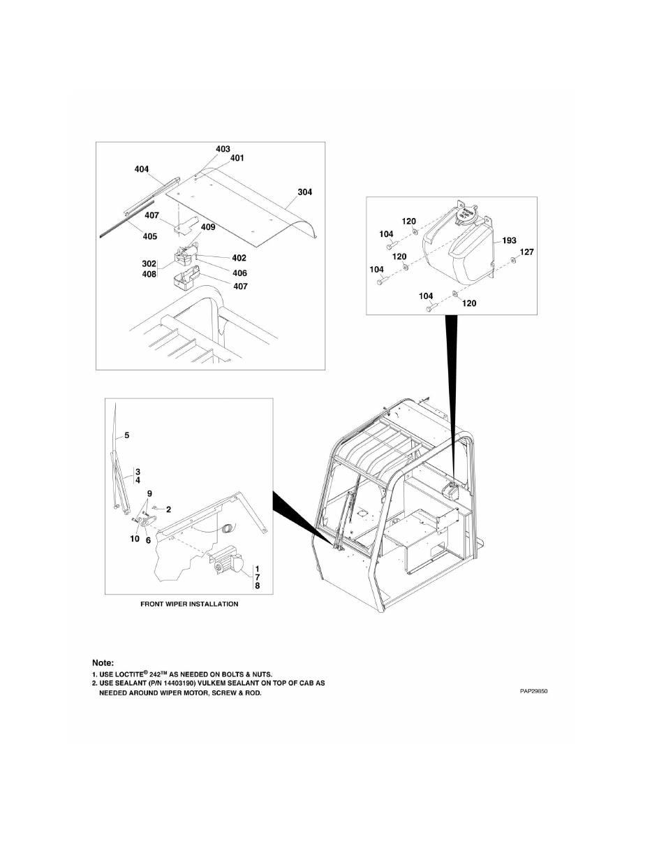Figure 6-5. wiper | JLG G6-42A Parts Manual User Manual | Page 224 / 478
