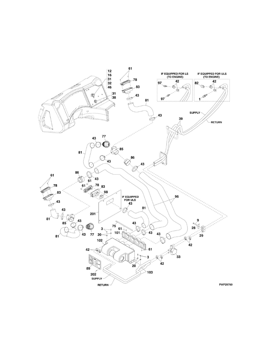 Figure 6-8. heater installation | JLG G6-42A Parts Manual User Manual | Page 230 / 478