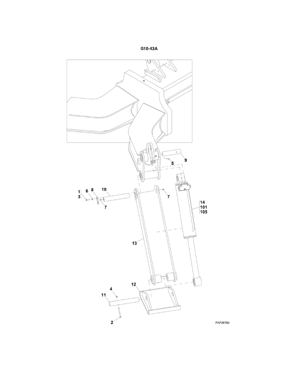 Figure 1-4. outrigger installation | JLG G6-42A Parts Manual User Manual | Page 24 / 478