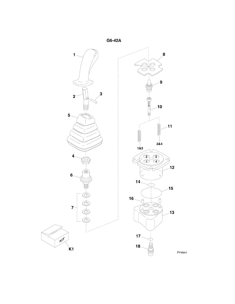 Figure 7-4. boom joystick g6-42a | JLG G6-42A Parts Manual User Manual | Page 244 / 478