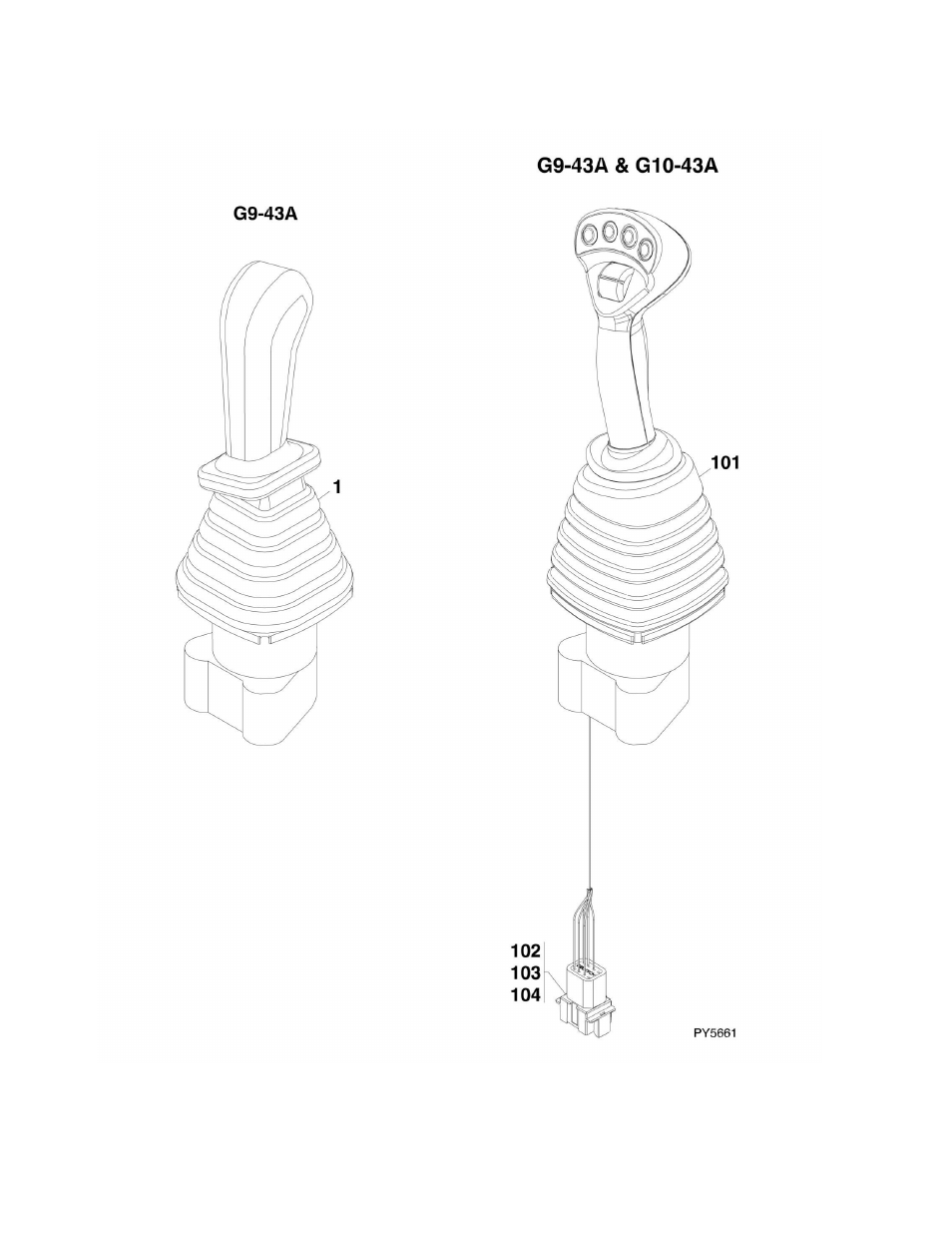 Figure 7-6. boom joystick | JLG G6-42A Parts Manual User Manual | Page 248 / 478
