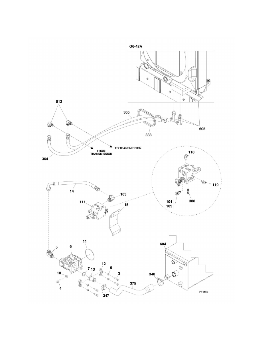 Figure 8-1. supply circuit g6-42a | JLG G6-42A Parts Manual User Manual | Page 266 / 478