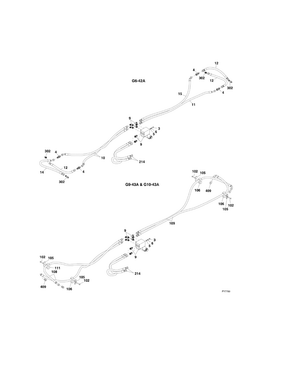 Figure 8-5. steer select circuit | JLG G6-42A Parts Manual User Manual | Page 282 / 478