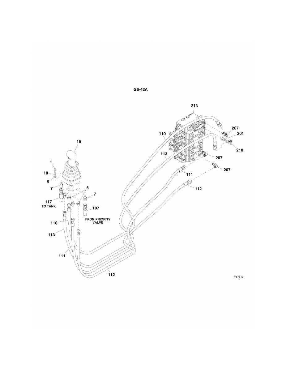 Figure 8-8. boom joystick circuit g6-42a | JLG G6-42A Parts Manual User Manual | Page 288 / 478