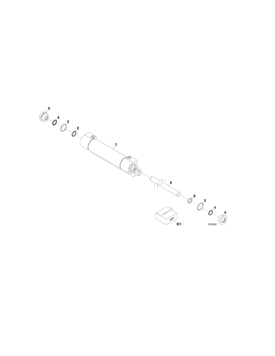 Figure 9-18. 50in side shift carriage cylinder | JLG G6-42A Parts Manual User Manual | Page 348 / 478