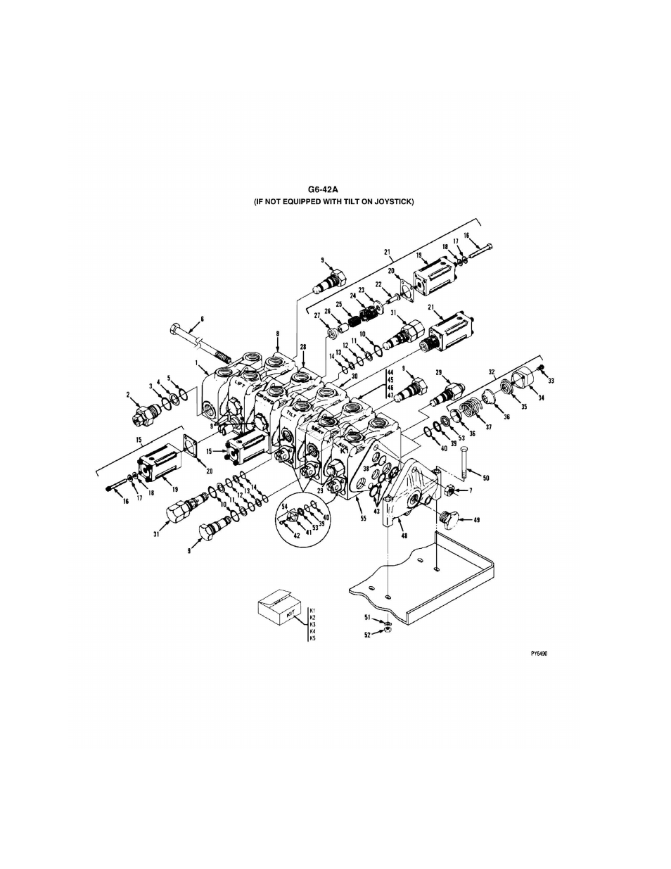 Figure 9-21. main control valve g6-42a | JLG G6-42A Parts Manual User Manual | Page 354 / 478