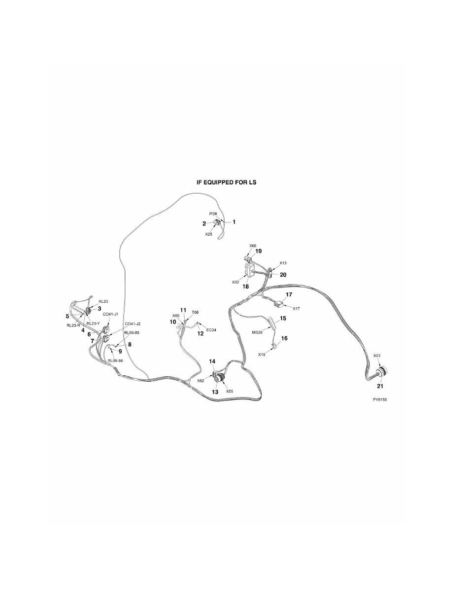 Figure 10-10. engine harness if equipped for ls | JLG G6-42A Parts Manual User Manual | Page 416 / 478