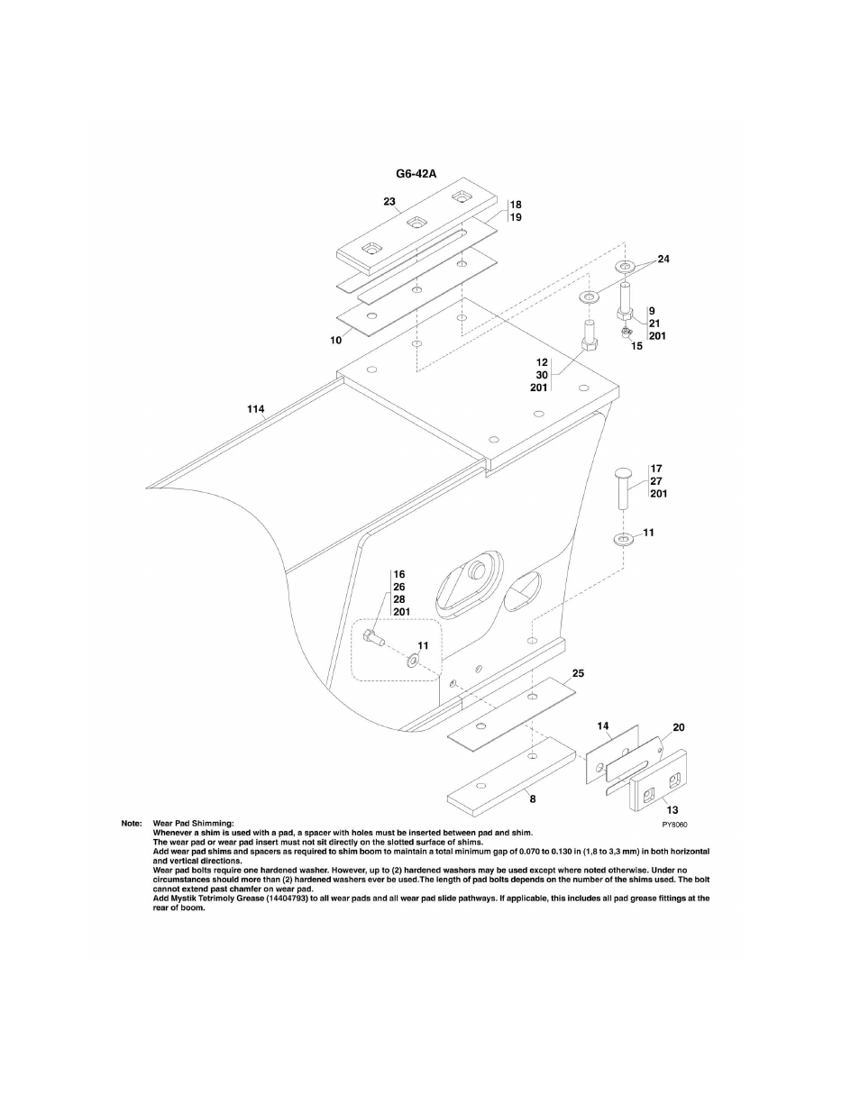 Figure 2-6. third boom section g6-42a | JLG G6-42A Parts Manual User Manual | Page 42 / 478
