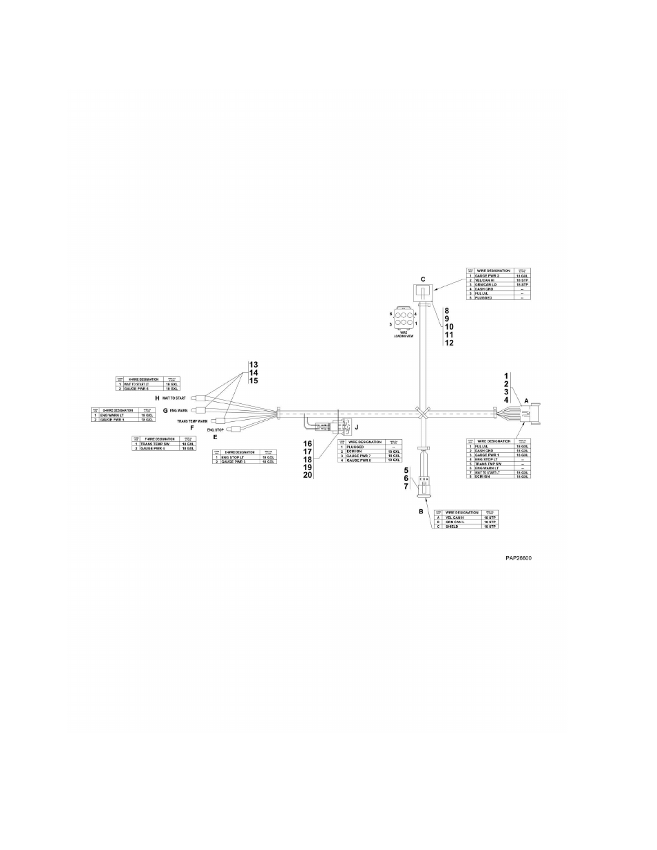 Figure 10-17. instrument panel harness | JLG G6-42A Parts Manual User Manual | Page 430 / 478