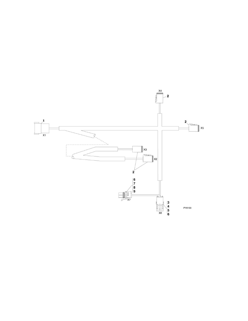 Figure 10-18. frame road lights harness | JLG G6-42A Parts Manual User Manual | Page 432 / 478